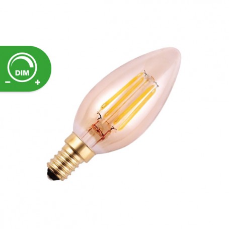 Lampadina a risparmio energetico e Filamento LED - attacco E14