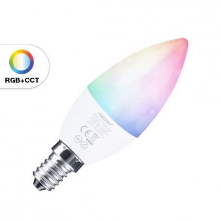 Lampadina Smart a candela E14 7W RGB + CCT