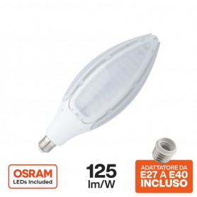 Lampada LED 50W, 125lm/W, E27 + Adattatore E40 - OSRAM LED