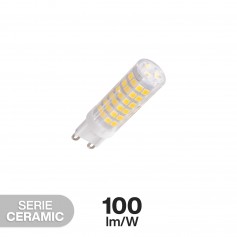 Lampada LED G9 8W, Ceramic, 100lm/W - Premium