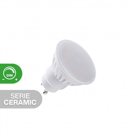 Lampada LED GU10 10W, Ceramic, 105lm/W, No Flickering - Dimmerabile
