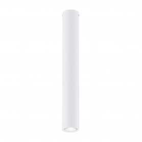 Plafoniera TECNO 1L da soffitto, base GU10, Bianca